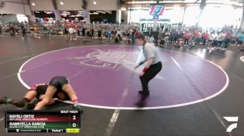 110 lbs Round 2 - Nayeli Ortiz, NXT Level Wrestling Academy vs Gabryella Garcia, Alamo City Wrestling Club