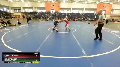165 lbs Semifinal - Liam Strouse, RIT vs Henry Forte, Williams College