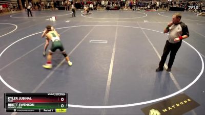 133 Championship Bracket Quarterfinal - Brett Swenson, Mounds View vs Kyler Jubinal, Park