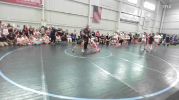 60 lbs Round Robin 5 - Oaklee Covault, Empyre Wrestling Club - G vs Gabriella Latshaw, PA West Black - G
