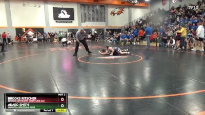 90 lbs Cons. Round 2 - Akaeo Smith, Anamosa Wrestling Club vs Brooks Ritscher, Benton Community Wrestling Clu