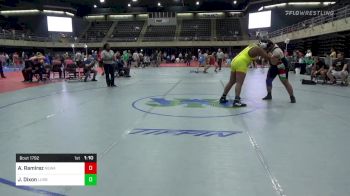 285 lbs 5th Place - Angel Ramirez, Newark vs Jahkiye Dixon, Lusby