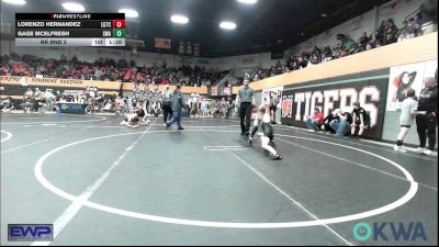 70 lbs Rr Rnd 3 - Lorenzo Hernandez, Lone Grove Takedown Club vs Gage McElfresh, Shelton Wrestling Academy