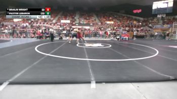285 lbs Champ. Round 1 - Paxton LeBaron, Coffeyville-Field Kindley HS vs Brailin Wright, El Dorado HS