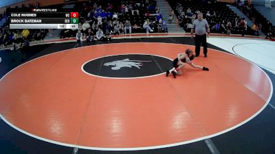 60 lbs Quarterfinal - Cole Hughes, Waynesburg vs Brock Bateman, Derry