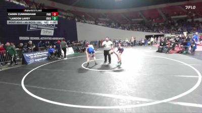 4A Boys 138 lbs Champ. Round 1 - Landon Lavey, Crook County Boys vs Caden Cunningham, Phoenix Boys