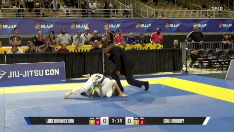Cru J Khoury vs Luke Khunhee Kim 2026 Pan Kids Jiu-Jitsu IBJJF Championship