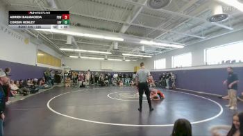 126 lbs Quarterfinal - Adrien Balmaceda, Powell Middle School vs Corbin Henley, Lovell Middle School