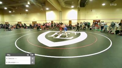 78 kg Cons Semis - Adrian Garcia, Mad Cow Wrestling Club vs Russell Brunson, Idaho