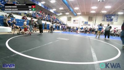 73 lbs 3rd Place - Cooper Ross, Tonkawa Takedown Club vs Kaycen Lillich, Jay Wrestling Club