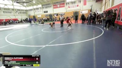 115 (117) Champ. Round 2 - Rebecca Fletcher, Northgate vs Mia Larsen, California (San Ramon)