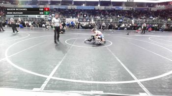 85 lbs Semifinal - Mason McDaniel, Powerhouse WC vs Zeek Buchan, Nebraska Wr Ac