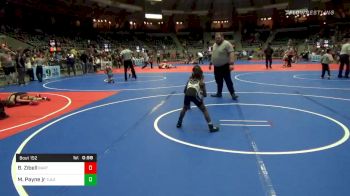 Semifinal - Braxton Zibell, Bartlesville Wrestling Club vs Manuel Payne Jr, Tulsa McClain Pin-King All Stars