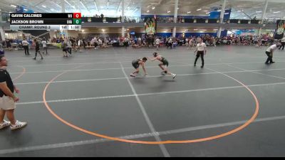 126 lbs Champ. Round 3 - Gavin Calcines, Wrestling University vs Jackson Brown, Unattached