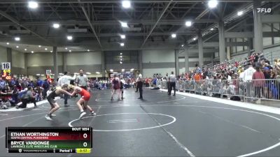 105 lbs Cons. Round 1 - Ethan Worthington, South Central Punishers vs Bryce VanDonge, Lawrence Elite Wrestling Club