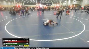 63 lbs Champ. Round 1 - Kaden Williamson, IA vs Jackson Hermann, KS