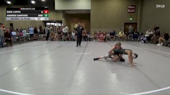 80 lbs Round 1 (8 Team) - Ezra Cappa, Indiana Outlaws vs Andrew Sanford, Williamson County WC