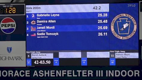 High School Girls' 200m, Finals 3