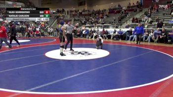 5A 115 lbs Quarterfinal - Natalie Carlson, Sheridan vs Kleo Sorrentino, Russellville