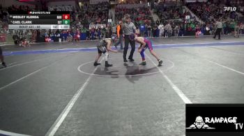 88 lbs Champ. Round 1 - Cael Clark, Slyfox vs Wesley Klenda, Marion