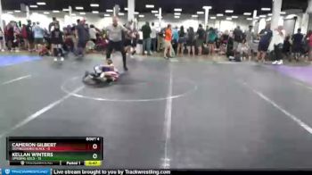 52 lbs Round 1 (10 Team) - Cameron Gilbert, Distinguished Black vs Kellan Winters, Uprising Gold