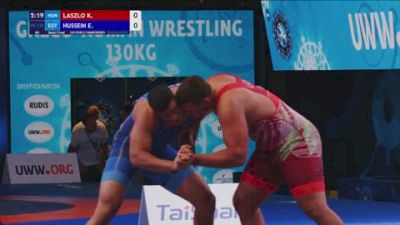 130 kg 1/2 Final - Koppany Laszlo, Hungary vs Essam Hussein, Egypt