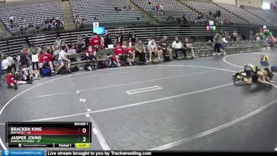 125 lbs Round 5 (6 Team) - Jasper Johns, Kansas Pythons vs Bracken King, Kentucky