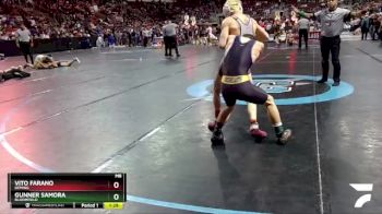 4A 107 lbs Quarterfinal - Vito Farano, Deming vs Gunner Samora, Bloomfield