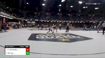 138 lbs Cons. Round 1 - Kevin Hernandez, Mundelein vs Trevor Gihring, Roxana