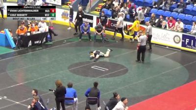 82 lbs Consi Of 16 #2 - Evan Lichtenwalner, Nazareth vs Colt Bissett, West Greene