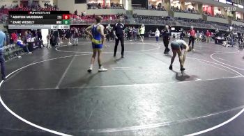 140 lbs 3rd Place Match - Ashton Mussman, 2TG vs Zane Wesely, Wahoo Wrestling Club