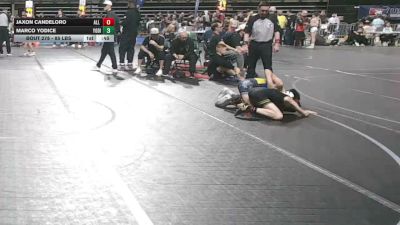 85 lbs Consi Of 16 #2 - Jaxon Candeloro, All I See Is Gold Academy vs Marco Yodice, Yodice