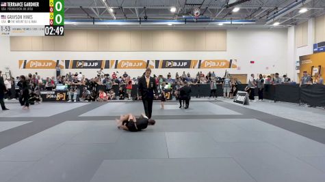 Terrance Gardner vs Grayson Hines 2026 PBJJF Pan American Jiu-Jitsu Championships