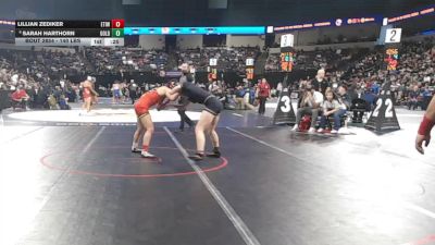 140 lbs Consi Of 4 - Lillian Zediker, Etiwanda (SS) vs Sarah Harthorn, Golden Valley (Bakersfield) (CS)