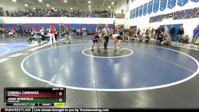 120 lbs Champ. Round 2 - John Wingfield, Timberlake vs Cordell Carranza, Pocatello