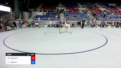 136 lbs Cons 16 #2 - Kiera Depinet, OH vs Izzy LeVine, AZ