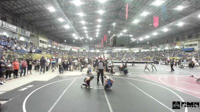 78 lbs Consi Of 8 #1 - Liam Bauer, West Grand vs Tytan Loudenburg, Bayfield Wrestling