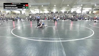 110 lbs Cons. Round 2 - Grayson Holland, Nolensville Wrestling Club vs Macon Morrow, TN Wrestling Academy