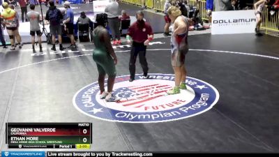 285 lbs Champ. Round 1 - Ethan More, Mesa Verde High School Wrestling vs Geovanni Valverde, California