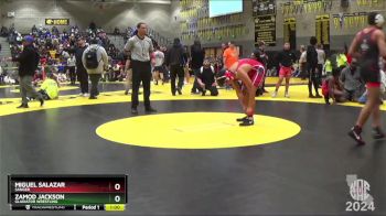 142 lbs Cons. Round 4 - Miguel Salazar, Sanger vs Zamod Jackson, Gladiator Wrestling