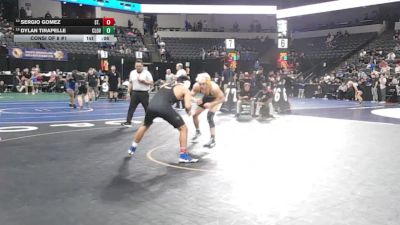 157 lbs Consi Of 8 #1 - Sergio Gomez, St. John Bosco (SS) vs Dylan Tirapelle, Clovis (CS)