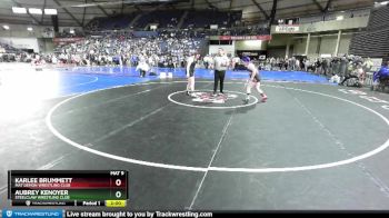 170 lbs Quarterfinal - Aubrey Kenoyer, Steelclaw Wrestling Club vs Karlee Brummett, Mat Demon Wrestling Club