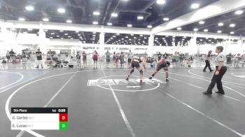 78 lbs 5th Place - Carlo Cortez, No Team vs Eric Lucas, No Team