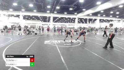 78 lbs 5th Place - Carlo Cortez, No Team vs Eric Lucas, No Team