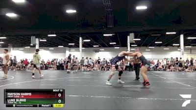 145 lbs Round 5 (6 Team) - Luke Burke, Town WC vs Mayson Harms, Frost Gang