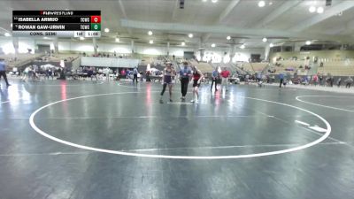 100 lbs Cons. Semi - Isabella Armijo, Maryville Wrestling vs Rowan Gaw-urwin, Seymour Youth Wrestling Club