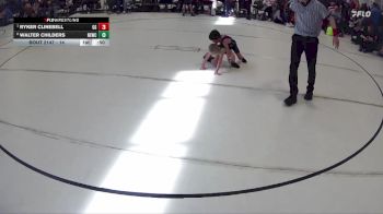 14 lbs Cons. Semi - Ryker Clinebell, GI Grapplers vs Walter Childers, Nebraska Elite Wrestling Club