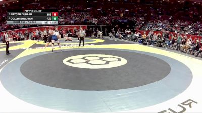 D3-285 lbs Semifinal - Brycen Dunlap, Monroeville vs Collin Sullivan, Fairless