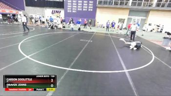 120 lbs Cons. Round 4 - Draven Johns, ID vs Carson Doolittle, IA