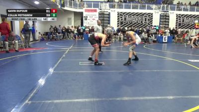160 lbs Consy 4 - Gavin DuFour, Bellefonte vs Collin Pettigrew, Trinity
